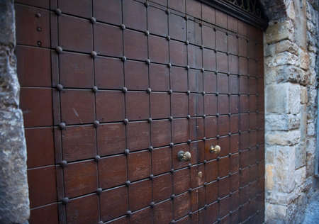 Front entrance door leading to a house