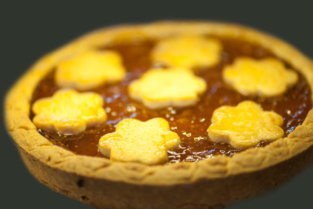 Delicious artisan desserts prepared in an Italian pastry shop. Selective focus