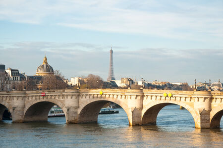 The Pont Neuf on January 15, 2013 in Paris のeditorial素材