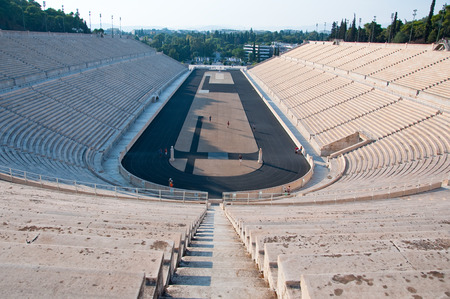  The Panathenaic Stadium on August 1, 2013 in Athens, Greece のeditorial素材
