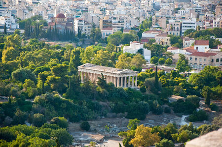 Temple of Hephaestus on August 1, 2013 in Athens のeditorial素材
