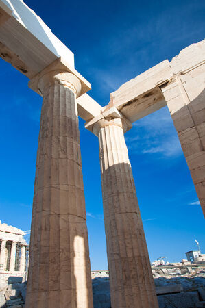 Doric Columns  Athens, Greece のeditorial素材