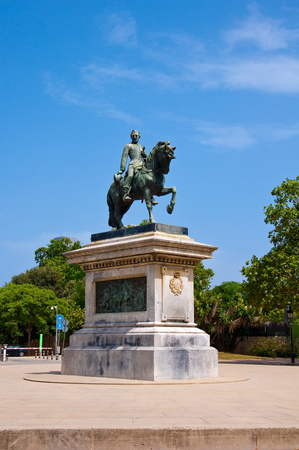 The Temple Expiatori del Sagrat Cor statue in Barcelona のeditorial素材