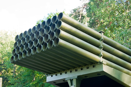 A Russian BM-21-1の写真素材