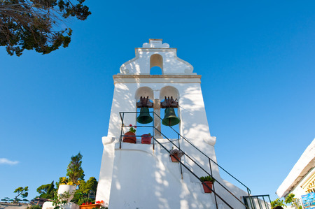 Detail of the Vlacheraina monastery on the island of Corfu, Greece.の写真素材