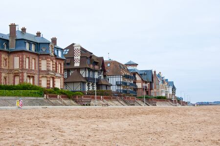 Houlgate city, Normandy, France.の写真素材