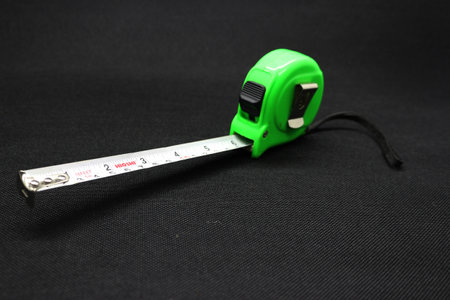 Building meter, one of the construction tools. Its function is to measure an object.