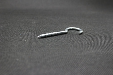 Hanger nails, a nail made of strong metal and one of the construction materials.の写真素材