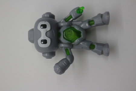 robot toys, machine technology with white backgroundの写真素材