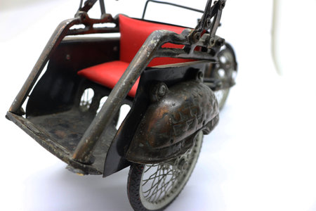 Old rickshaw figure, home decoration.の写真素材