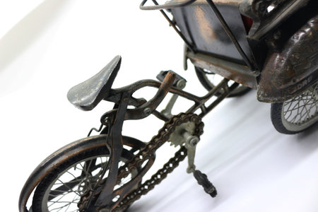 Old rickshaw figure, home decoration.の写真素材