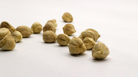 Cardamom, a type of spice or kitchen seasoning. Typical Indonesian agricultural commodities.