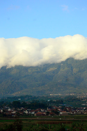 View of the countryside with beautiful natural scenery