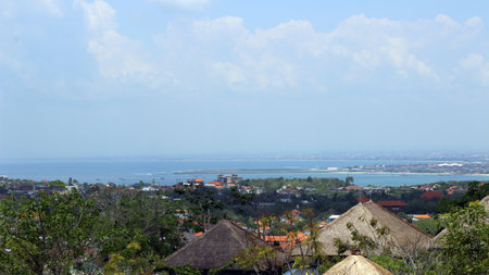Garuda Wisnu Kencana Cultural Park Area in Bali Indonesiaの写真素材
