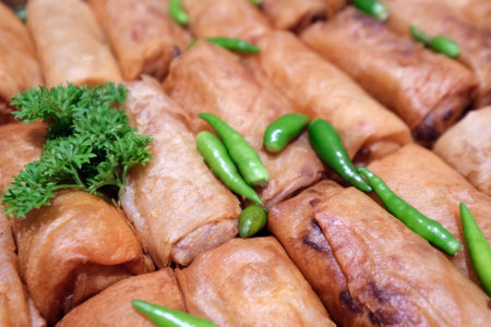 Risoles a traditional Indonesian food ready to eat on a plate