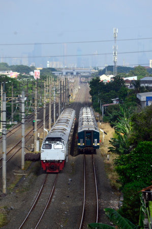 Aesthetic photography of Indonesian Railways