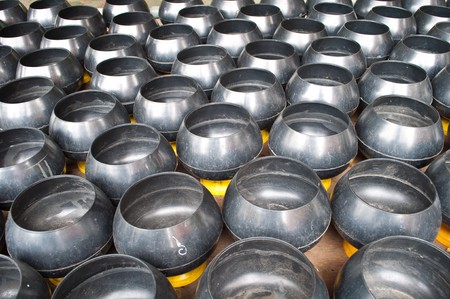 Monk alms bowl. of thailand