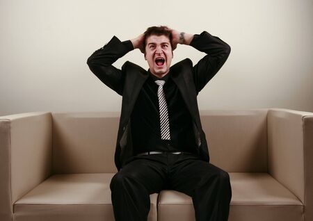 The financial crisis brings bad news.の写真素材