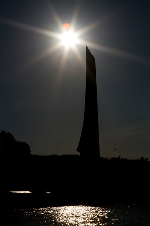 Sevastopol Monument. Landmark Obelisk Bayonet sail  Sevastopolの写真素材