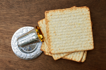 passover jewish, passover food, passover seder, passover plate, passover dinner, Pesach matzo passover with wine and matzoh jewish passover breadの写真素材