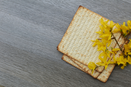 Pesach matzo passover with and matzoh jewish passover bread