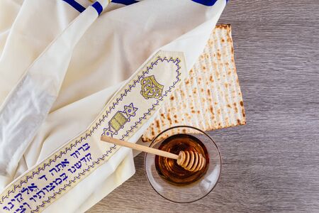 Jewish holiday hannukah low key image of jewish holiday Hanukkah with menorah traditional Candelabra...