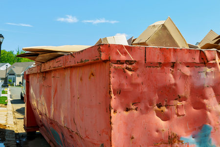 Recycling container trash on ecology and environmentの写真素材