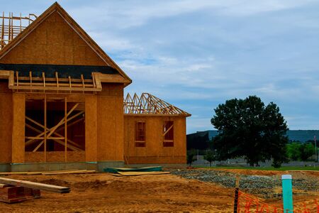 A new home under construction in NEW Jersey NEW YORK USA