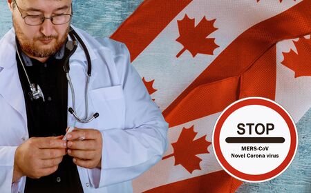 MERS-CoV alert in Canadaの写真素材