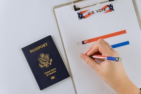 There was national election day in United States during voting ballot process