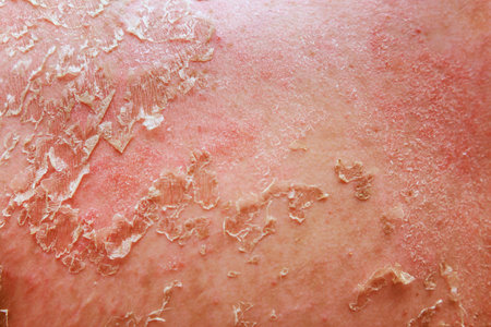 In field of dermatology, psoriatic eczema presents unique challenges for diagnosis treatment.の写真素材
