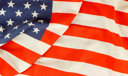 American flag on American independence day USA national holidays memorial day