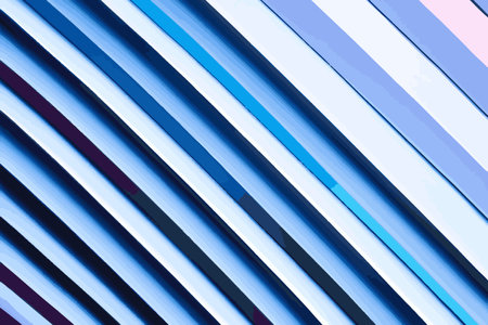 Abstract blue background with diagonal stripes. 3d rendering, 3d illustration.