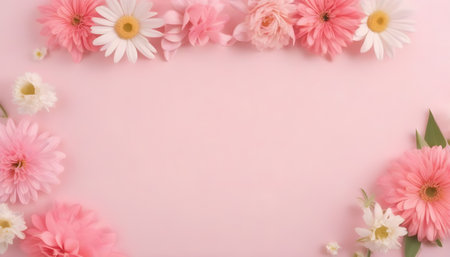 Vibrant pink rose on pink background, celebrating beauty in nature.の素材