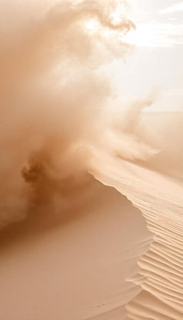 Sand dunes in the Sahara Desert, Merzouga, Moroccoの素材