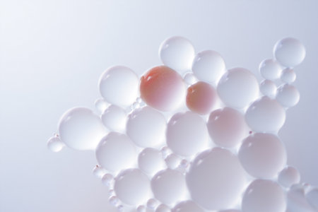 Cluster of spheres. Abstract composition bright special uniqueの素材