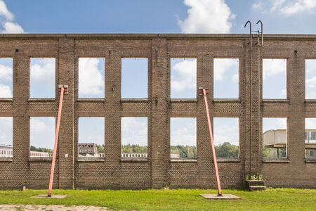 Old industrial buidiling in Ede in the Netherlandsの写真素材