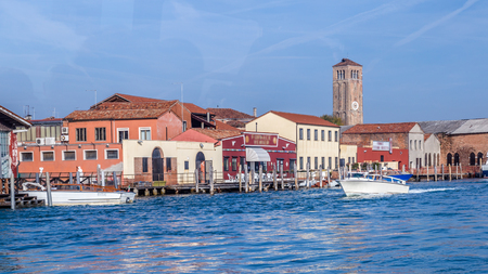 View on the island Murano,  Venice, Italyの写真素材
