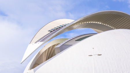 Palau de les Arts in the city of arts and science Valencia, Spainのeditorial素材