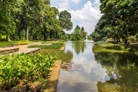 Presidential Palace of the Republic of Indonesia in Bogor, West Java, Indonesiaのeditorial素材