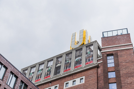 Dortmund, North Rhine Westphalia, Germany - October 18, 2018: Dortmunder U Tower Centre for Art and Creativiityのeditorial素材