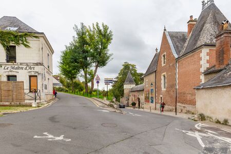 Amboise, France -October 16, 2019: Monument Chateau dus Clos Luce, former residence of Leonardo da Vinciのeditorial素材