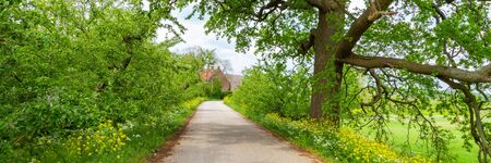 Family Estate Heerlijkheid Marienwaerdt along river De Lek in the Betuwe near Beesd, Gelderland The...