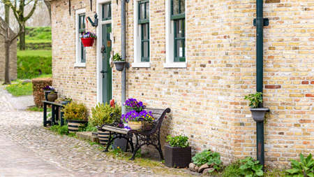 Dutch fortified little village Bourtange in The Netherlands