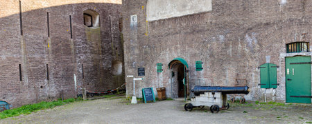 Fort Everdingen in Utrecht in the Netherlandsのeditorial素材