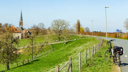 Scenic view of Everdingen in Utrecht, The Netherlandsのeditorial素材
