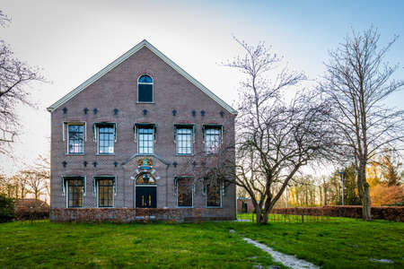 Old Town hall Veenhuizen in The Netherlandsのeditorial素材