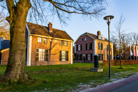 House named Plichttgevoel Sense of Duty in Veenhuizen in The Netherlandsのeditorial素材