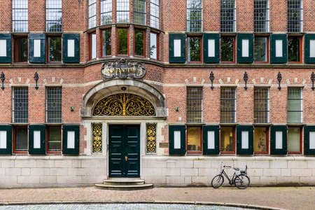 Groningen, The Netherlands - August 19, 2021: Facade of Province city hall Martinikerkhof in Groningen, The Netherlandsのeditorial素材