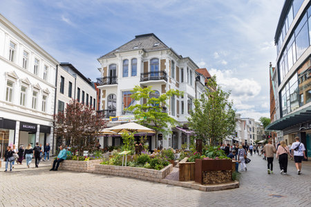 Oldenburg, Germany - July 28, 2022: Urban farming project with permaculture in Oldenburg in Lower Saxony in Germany Europeのeditorial素材